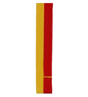 Wstążka Y/R żółto-czerwona do medalu szer. 20 mm