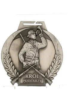 Medal myśliwski MD1570 KRÓL PUDLARZY 70mm