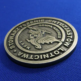 Przykładowa medal odlewany wg projektu