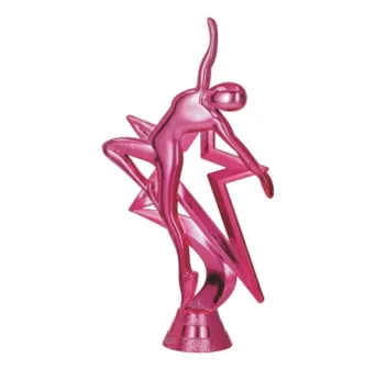 Statuetka plastikowa TANIEC F272 różowa
