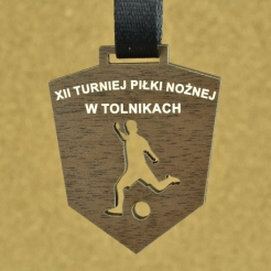 Medal drewniany Eko Piłka nożna 1002