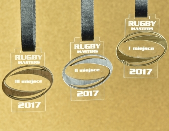 Medal drewniany Lux Rugby 1009