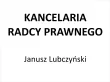 kancelaria radcy prawnego szyld, tablica sklep Poznan