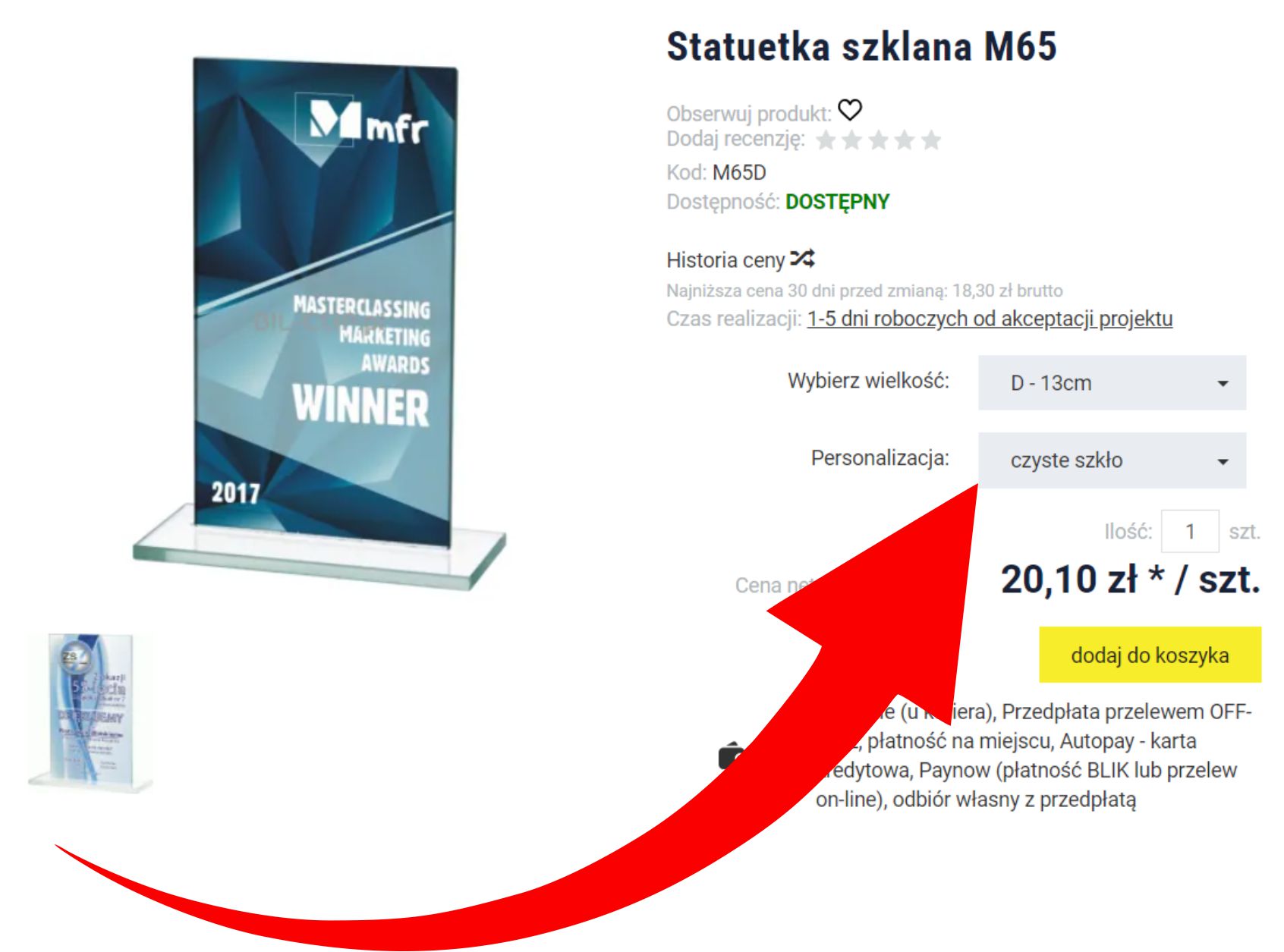 statuetka szklana straż pożarna